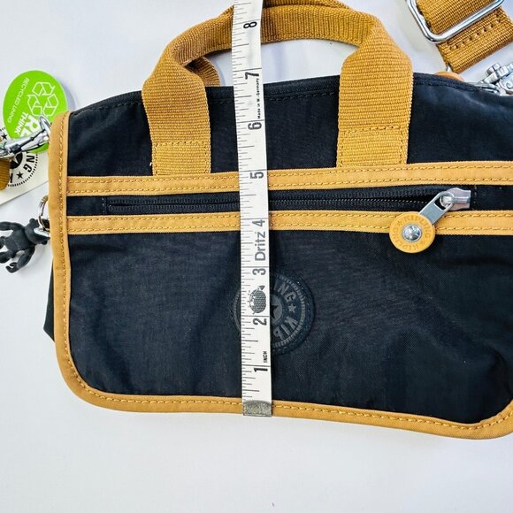 Kipling Danilo Crossbody Bag Nylon Convertible Tote Monkey Keychain Lightweight - Picture 13 of 16